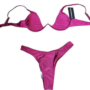 Weekend Swim Bikini Size M Pink Color